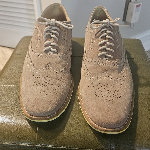 GIORGIO BRUTINI Wingtop Suede Leather Oxford. Camel. Size 13 main image 16